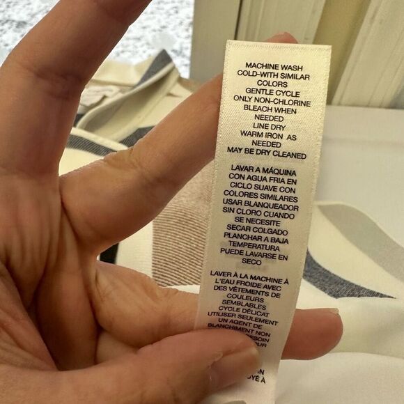 Chico’s Striped Neutrals Short Length‎ Jacket Size 0 / XS Classic Chic - Picture 8 of 9